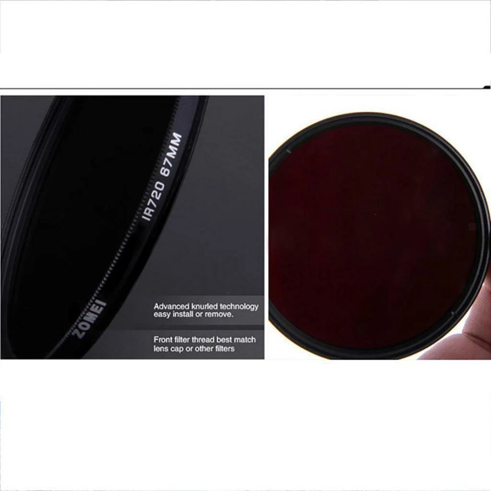 37mm IR 850 Circular Optical Glass Infrared X-Ray Filter 850nm IR Filter for - Image 4 of 4
