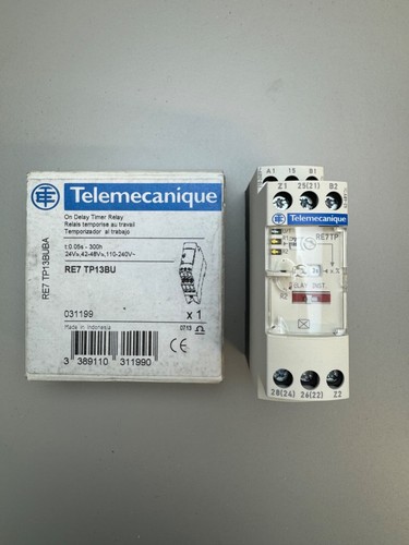 TELEMECANIQUE RE7TP13BU TIME DELAY RELAY SCHNEIDER ELECTRIC REF343 | eBay