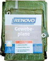 Renovo Gewebeplane Mit ÖSen 3X4M Abdeckplane Schutzplane Mehrzweckplane Plane