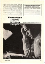 1963 Print Ad International Correspondence Schools Tomorrow's Leaders are busy