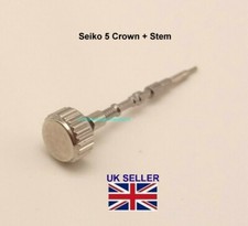CROWN + STEM FOR SEIKO 7S26-02J0 SNK809 SNK807 SNK805 SNK807