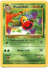 1995 weepinbell pokemon card Weepinbell #70 main image 0