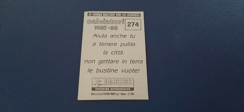 Figurine Calciatori Panini 1987/88 con velina - Scegli dall'elenco da 1 a 303 - Imagen 233 de 263
