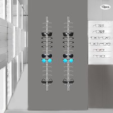 Modern Showcase Design Eyeglass Display Shopping Mall Eyewear Display Rod 10pcs