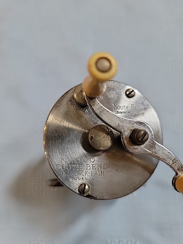 South Bend No 300 Model D Bait Casting Reel FUNKTIONSFÄHIG VINTAGE - Bild 2 von 9
