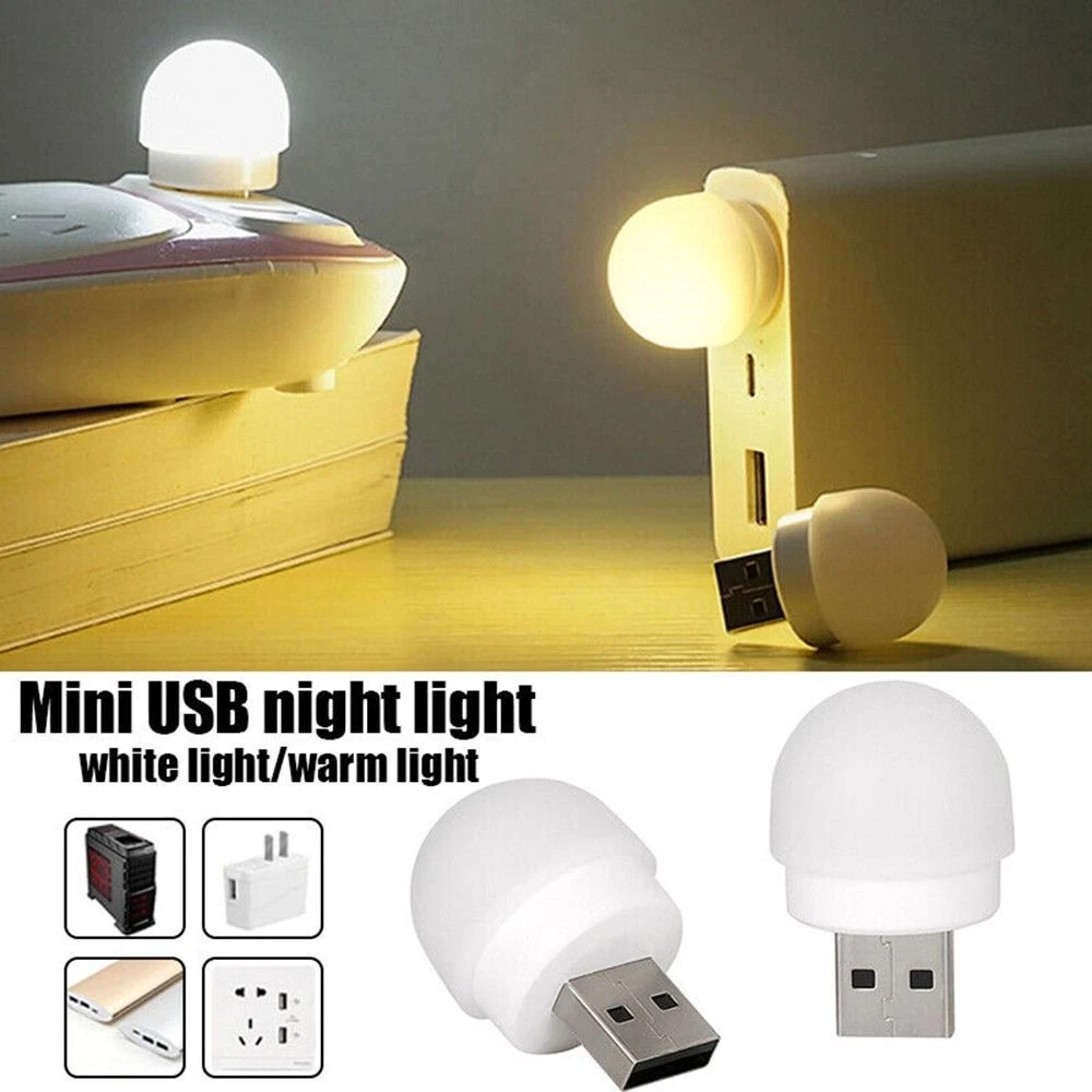 10PCS Eye Protect Night Light USB Bedside Lamp Creativity LED Light