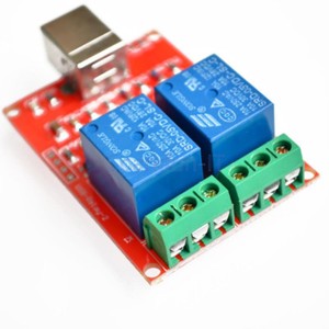 NEW 2 Channel USB Relay 5V Programmable Computer Control For Smart Home