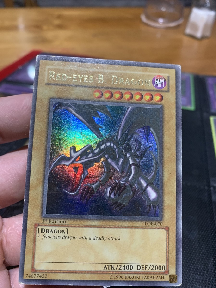 遊戯王 LOB-070 RED-EYES B. DRAGON 真紅眼の黒竜 ウルトラレア