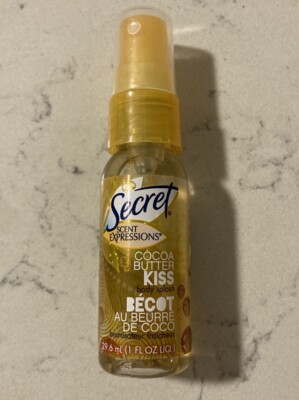 Secret Scent Expressions Cocoa Butter Kiss Scent Body Splash Spray 1oz