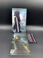 Final Fantasy VII Crisis Core Sony Playstation PSP MANUAL ART WORK ONLY NO GAME