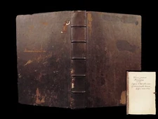 1730 Handwritten Latin Manuscript on Logic and Moral Philosophy by Will. Marzin