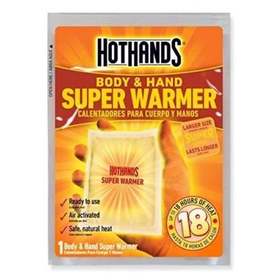 HotHands SUPER Hand and Body Warmers Safe Natural Odorless Heat