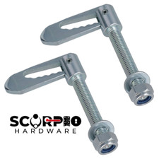 Drop Catch Antiluce Fastener Anti-Luce M12 x 75mm Tail Gate Trailers Gates 2 pc