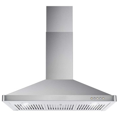 COSMO 63190 36 in. Wall Mount Range Hood with Ducted Convertible Ductless (No...