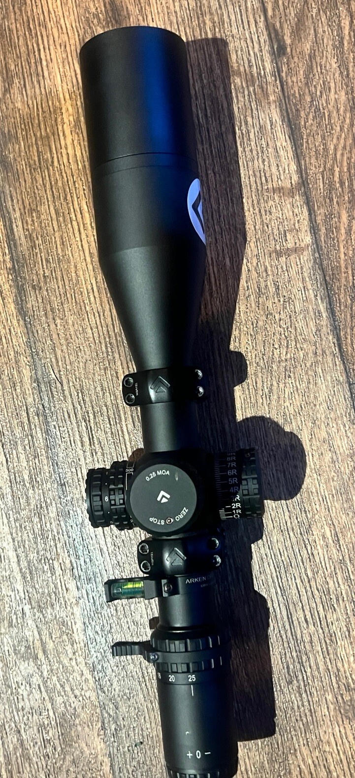 Arken Optic EP5 525x56 FFP SF 34mm With Zero Stop Level, Sunshade