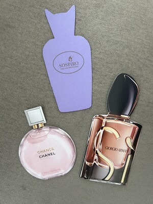 Chanel Armani Et Sospiro 3 Trading Cards