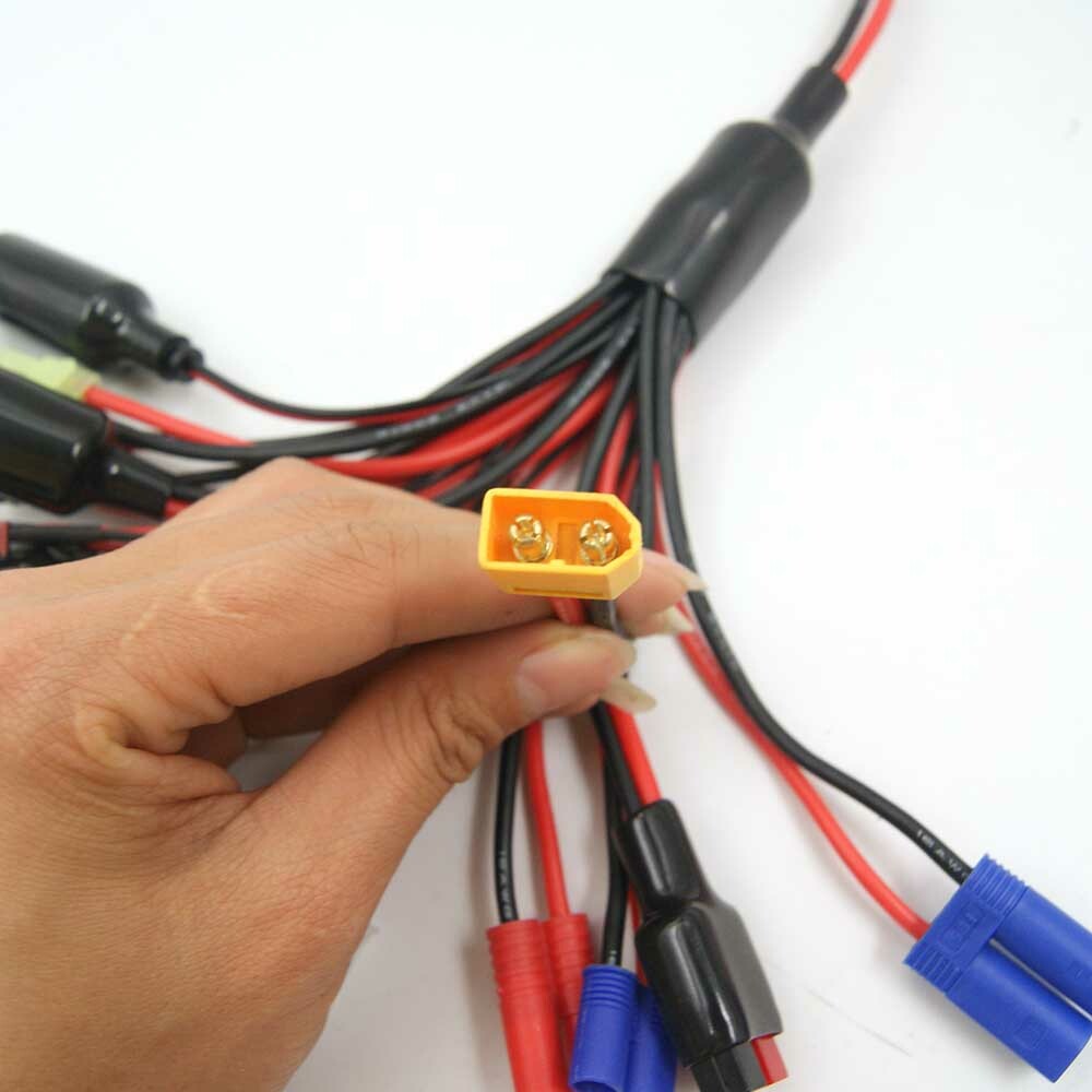 Octopus Multiple Adapter 20-in-1 Octopus Multiple Charging Wire Battery Adapter (Deans EC3 EC5 ...