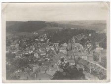 28/671  FOTO  -  ORTSANSICHT LOBENSTEIN ?? JAHR 1926 RÜCKSEITIG BESCHRIFTET