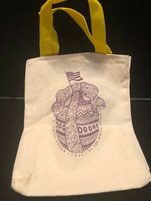 LOOK: 1991 Easter at the White House Souvenir Tote Egg Roll