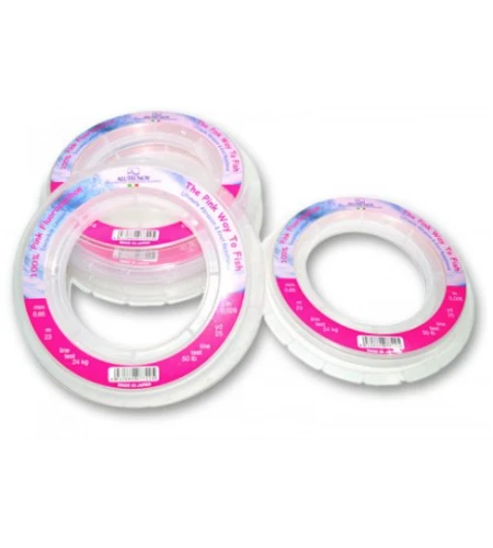 FILO PINK 40 LB FLUOROCARBON 25 MT ALUTECNOS - Imagen 1 de 1