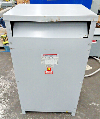 CUTLER HAMMER 150 KVA STEP-UP TRANSFORMER 208 DELTA PRI 480Y/277 SEC V29M47T49N
