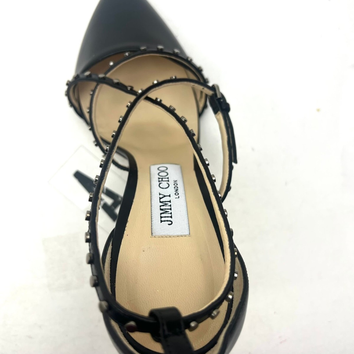 Jimmy Choo Tiff 100 Stud-embellished Leather Pumps sz 40 | eBay