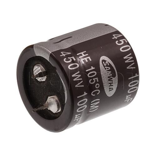 Original New Samwha Snap In Capacitor 450V 100UF 25X25mm 105 - Picture 1 of 2