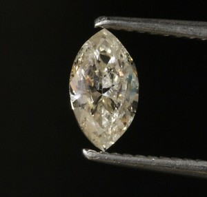 EGL USA loose certified .73ct I1 Q R marquise diamond Natural fancy cut earth