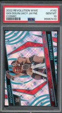 Gigi Dolin/Jacy Jayne Card 2022 Revolution WWE Cosmic (pop 1) #142 PSA 10