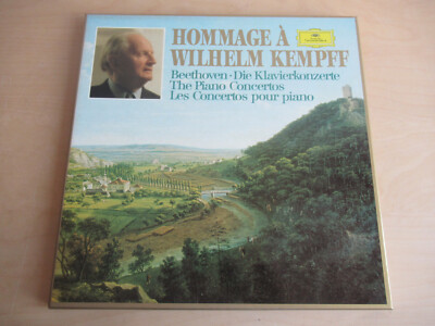 Hommage A Wilhelm Kempff-Beethoven-Klavierkonzerte Nr.1,2,3,4,5-DGG 4er Lp Box