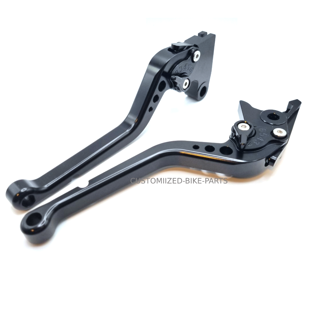 Long Black Clutch & Brake Levers For Triumph Bonneville T120 / T100