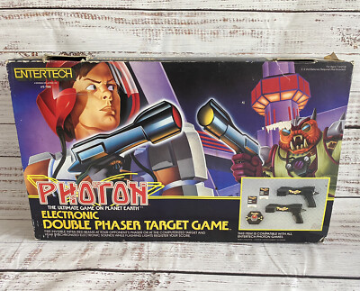 Vintage 1986 Photon Ultimate Electronic Double Blaster Phaser