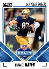 2023 score nfl draft #16 michael mayer Near mint or better