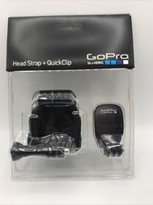 New Sealed Genuine GoPro Head Strap Quick Clip ACHOM-001 Black