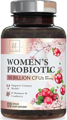 Probiotics for Women pH Balance with Prebiotics, 90 Billion CFU, 16 Probiotics