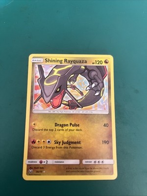 Shining Rayquaza 56/73 Shining Legends Holo | eBay