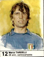 figurina Giornalino Mundial Espana 1982 # 12 Marco TARDELLI