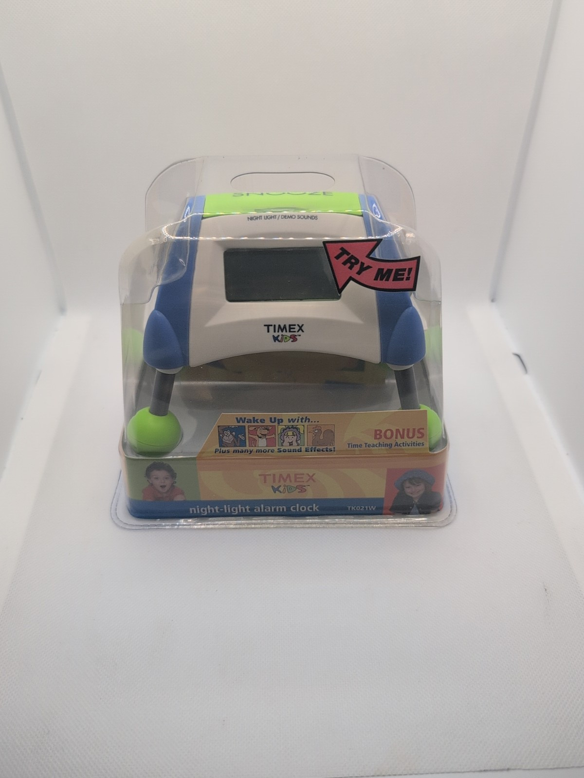 Timex Kids Alarm Clock TK021W Rare