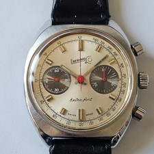 EBERHARD-EXTRA-FORT-CRONO-MANUALE-ACCIAIO-37,5 MM-CAL.310-8-REF.31006-BOX-FIBBIA