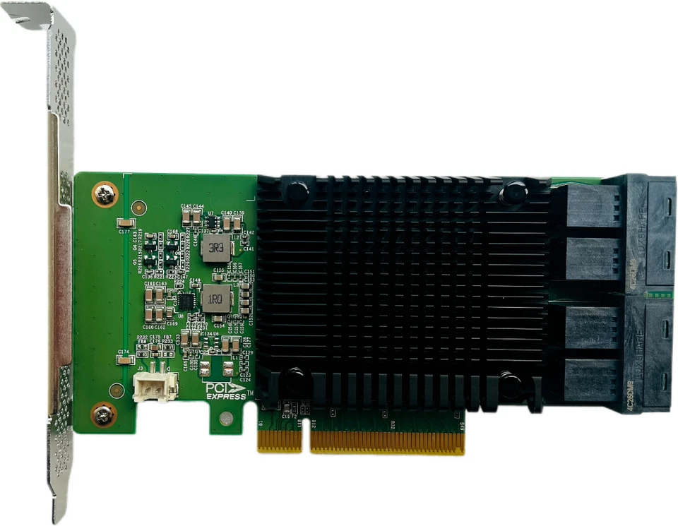PCIe 3.0 X8 to 4 Ports Built-in U.2 NVMe Array Card Supports RAID 0, RAID 1, - Image 2 of 4