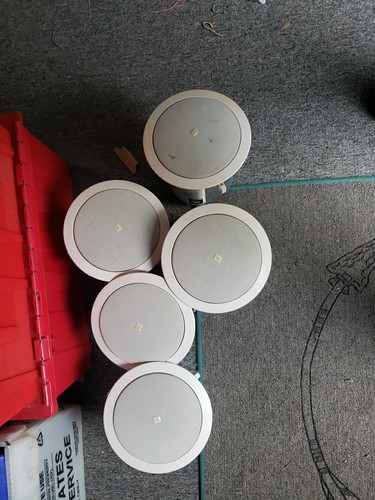 SET OF 5 JBL Control 24CT 4" Ceiling Speakers TESTED AND READY FOR USE FREE SHIP