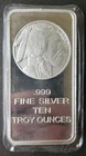 SilverTowne 10oz Silver Buffalo Bar in Plastic