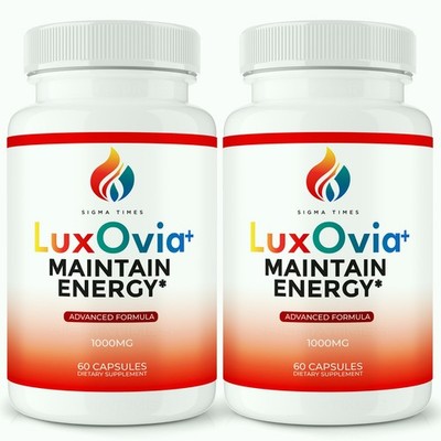 LuxOvia Capsules, LuxOvia+ Supplement, Metabolism & Weight Loss Support - 2 Pack