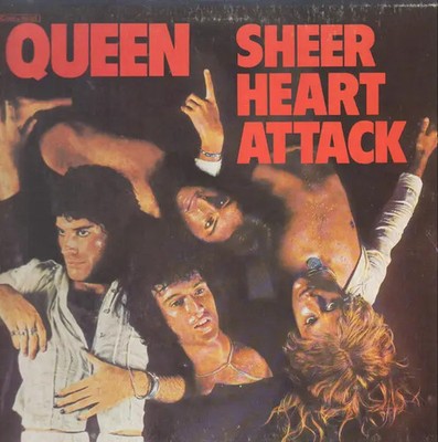 Queen Sheer Heart Attack FRENCH PRESSING NEAR MINT EMI Vinyl LP