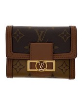 Louis Vuitton Fold-type Wallet Portefeuille Dofine Compact Monogram Reverse