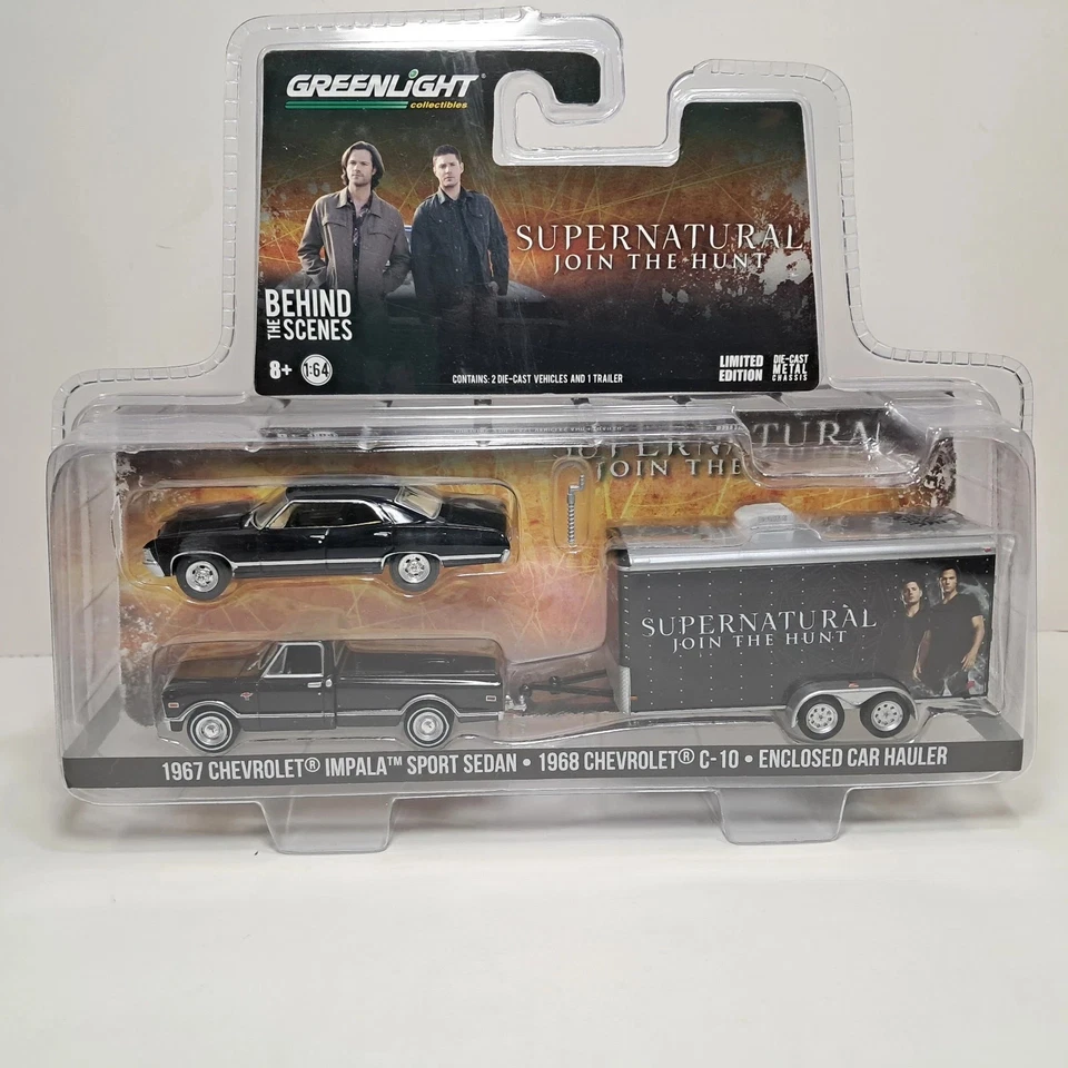 Chevrolet Impala 1967 Greenlight 1:64 Supernatural sedán deportivo Chevrolet C1 1968 Foto 2 de 3