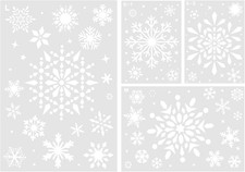 Christmas Snowflake Stencils Template, Reusable Winters Snow Stencil Snowflake P