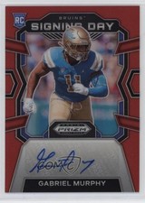 2024 Panini Prizm Draft Picks Signing Day Red 29/199 Gabriel Murphy Auto 1t1m