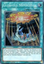 Yu-Gi-Oh TCG BLRR-DE035 SE Glorious Numbers Battles of Legend: Relentless Reveng
