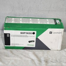 Lexmark 60F1X00 Black Extra High Yield Toner Cartridge Genuine New Sealed Box